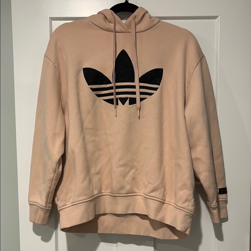 Adidas x Marimekko Peach Hoodie with Black Logo